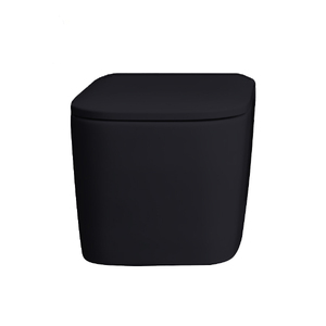 купить Унітаз підвісний Nic Design Semplice з кришкою, антрацит (003699013/005706013) недорого