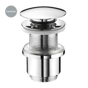 купить Донний клапан NIC Design корпус хром, кришка Cemento (007403047) недорого