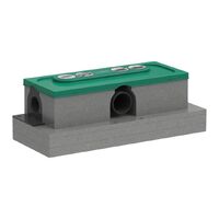 Прихована частина для каналів Hansgrohe uBox universal 50 мм (01001180)