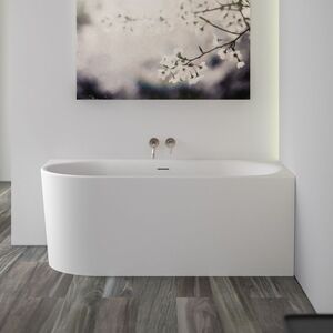 купить Ванна акрилова Knief Fresh XS Left 155x80, лівий кут закруглений, щілинний перелив, білий глянсовий (0100-237_0100-091-06S) недорого