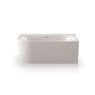 Ванна акрилова Knief Fresh XS Left 155x80, лівий кут закруглений, щілинний перелив, білий глянсовий (0100-237_0100-091-06S)
