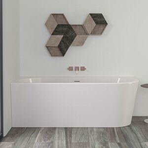 купить Ванна акрилова Knief Wall XS Corner Right, без г/м, щілинний слив, 165х75 см, білий глянсовий (0100-255R_0100-091-06S) недорого