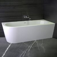 Ванна акрилова Knief Wall CL 180x80 см, білий глянцевий (0100277L / 010009106S)
