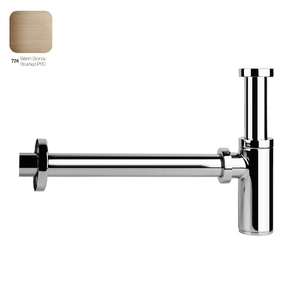 купить Сифон для умивальника Gessi, Warm Bronze Bruched PVD (01377-726) недорого