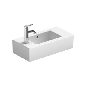 купить Умивальник підвісний Duravit Vero 50х25 см, змішувач зліва, білий (0703500009) недорого