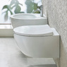 Унітаз підвісний безободковий Catalano Italy 52x37 Newflush з кришкою та набором фіксаторів, білий (0711520001_0751100001_9056060000)