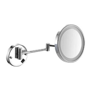 купить Дзеркало для ванної NOFER Vanity збільшувальне x3, з LED підсвічуванням та регулюванням, хром (08006.B) недорого