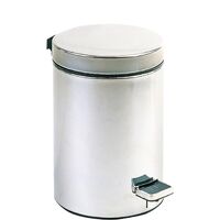 Урна Nofer 12L з нержавіючої сталі (09100.12.S)