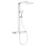 Душова система GROHE SPA Rainshower Aqua Pure з термостатом для настінного монтажу, хром (1009620000)