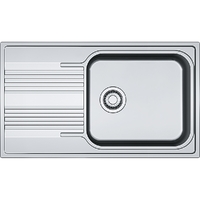 Кухонна мийка Franke SRL 611-86 XL оборотна, вентиль, сифон, 86х50, нержавіюча сталь з декором (101.0456.706)