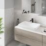 Змішувач для умивальника Grohe Cubeo, одноважільний, XL-SiZE, чорний матовий (1017292430)