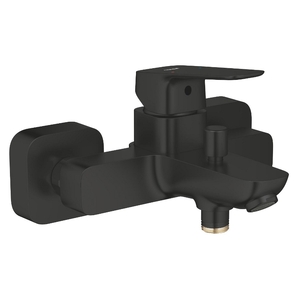 купить Змішувач для ванни Grohe Cubeo, одноважільний, настінний, чорний матовий (1018132430) недорого