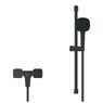 Змішувач для душу Grohe Cubeo одноважільний, з душовим гарнітуром, чорний матовий (1018252430)