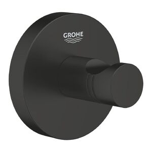 купить Гачок Grohe Essentials одинарний, чорний матовий (1024602430) недорого