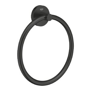 купить Рушникотримувач Grohe Essentials кільце, чорний матовий (1024612430) недорого