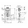 Інсталяція низька 82 см Geberit 111.003.00.1 Duofix Omega