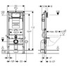 Geberit 111.300.00.5 Sigma Инсталляция Geberit Duofix UP320