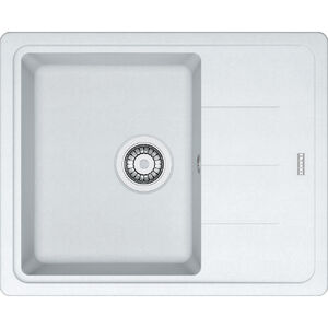 купить Кухонна мийка Franke Basis BFG 611-62, накладна, оборотна, вентиль+сифон, 62x50, граніт білий (114.0272.599) недорого