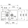 FRANKE 114.0497.986 мойку на кухню купить Sirius SID 651-78