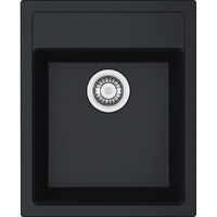 Мийка кухонна Franke SID 610-40, накладна, 43x53, тектонайт чорний (114.0497.988)