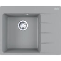 Кухонна мийка Franke Centro CNG 611-62 TL, накладна, крило праворуч, 62х50, граніт сірий камінь (114.0630.461)