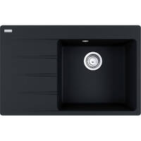 Кухонна мийка Franke Centro CNG 611-78 TL, накладна, крило зліва, 78х50, граніт онікс (114.0630.471)