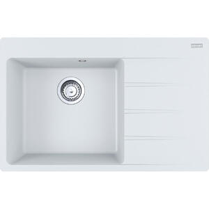 купить Кухонна мийка Franke Centro CNG 611-78 TL, накладна, крило праворуч, 78х50, граніт білий (114.0630.473) недорого