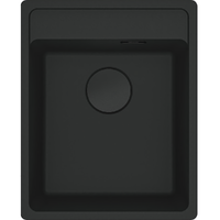 Кухонне миття Franke MRG 610-37 TL Black Edition, накладне, 41x51, граніт чорний матовий (114.0699.230)