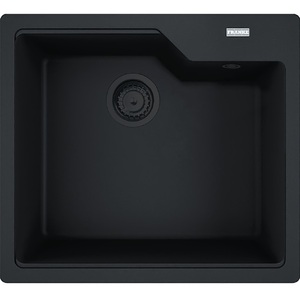 купить Кухонна мийка Franke UBG 610-56 Black Ed, накладна, коландер+вентиль+сифон, 56x50, граніт чорний мат (114.0699.236) недорого