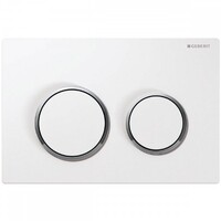 Кнопка змиву Geberit Omega20, бiлий/хром глянець (115.085.KJ.1)