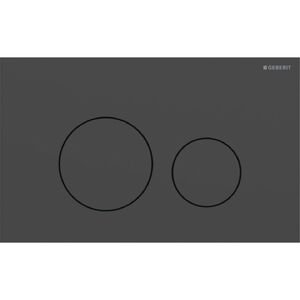 купить Клавіша змиву Geberit Sigma40 Round, подвійний змив, нерж.сталь, чорний матовий (115.628.14.1) недорого