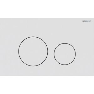 купить Клавіша змиву Geberit Sigma40 Round, подвійний змив, нерж.сталь, білий матовий (115.628.JT.1) недорого