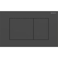 Клавіша змиву Geberit Sigma40 Square, нерж.сталь, чорний матовий (115.629.14.1)