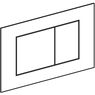 Клавіша змиву Geberit Sigma40 Square, нерж.сталь матова (115.629.FW.1)