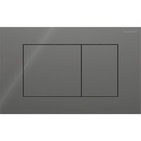Клавіша змиву Geberit Sigma40 Square, скло, лава (115.629.JK.1)