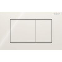 Клавіша змиву Geberit Sigma40 Square, скло, пісочно-сірий (115.629.JL.1)