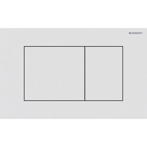 купить Клавіша змиву Geberit Sigma40 Square, нерж.сталь, білий матовий (115.629.JT.1) недорого