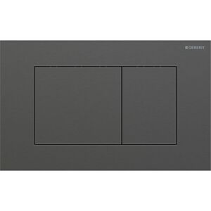 купить Клавіша змиву Geberit Sigma40 Square, нерж.сталь матова, чорний хром (115.629.QD.1) недорого