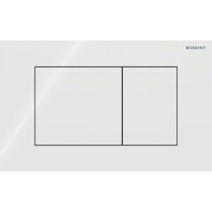 купить Клавіша змиву Geberit Sigma40 Square, скло, білий (115.629.SI.1) недорого