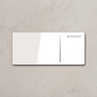 Geberit 115.630.FW.1 дистанционная клавиша type 70 стекло белое