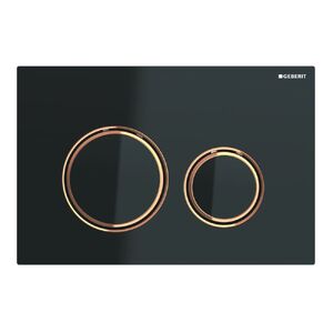 купить Кнопка змиву Geberit Sigma21, чорний/червоне золото (115.650.SJ.1) недорого