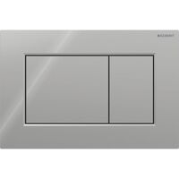 Клавіша змиву Geberit Sigma01 Square, подвійний змив, пластик, хром глянсовий (115.660.21.1)