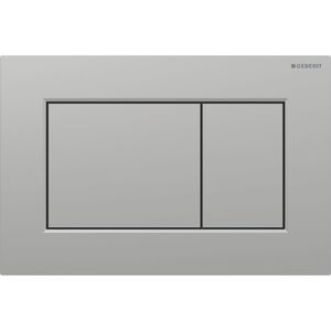 купить Клавіша змиву Geberit Sigma01 Square, подвійний змив, пластик, хром матовий (115.660.JQ.1) недорого