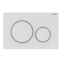 Кнопка змиву Geberit Sigma20, білий матовий/білий (115.882.01.1)