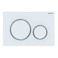 Кнопка змиву Geberit Sigma20, білий/матовий хром (115.882.JT.1)