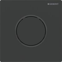 Клавіша змиву Geberit Sigma 10 для пісуару, чорний матовий/чорний (116.015.16.1)