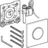 Кнопка для пісуару Geberit Sigma 10, світлий хром/матовий, хром/світлий хром (116.015.KH.1)