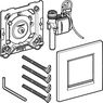 Система пневматичного керування змивом уринала Geberit Sigma 30, легко чиститься, матовый/глянцевий хром (116.017.JQ.1)