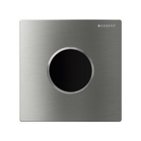 Geberit 116.025.SN.1 HyTronic Клавиша смыва для писсуара Sigma 10 нержавеющая сталь