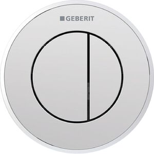 купить Кнопка змиву Geberit Sigma10, пневматична, дистанційний змив, хром глясовий/матовий (116.056.KH.1) недорого